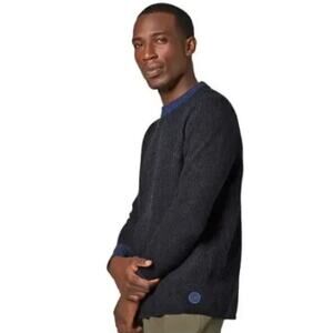 Allbirds Men's Merino Wool The Jumper Sweater Black Blue Size XL